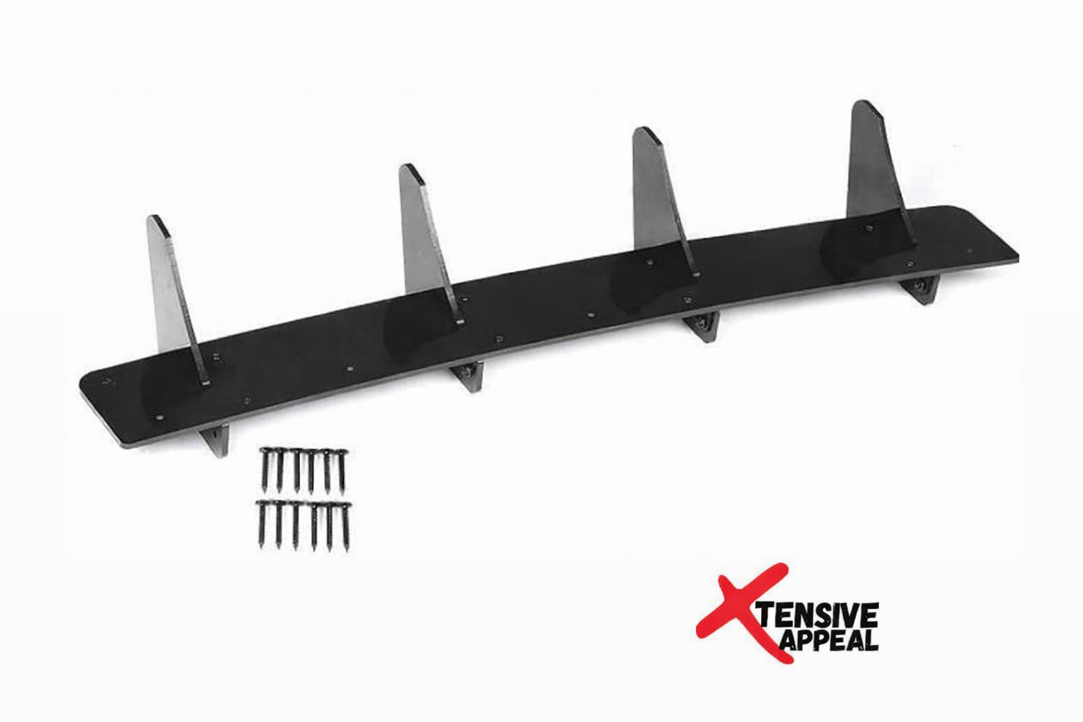 Xtensive 4-Fin Diffuser (Gloss Black)