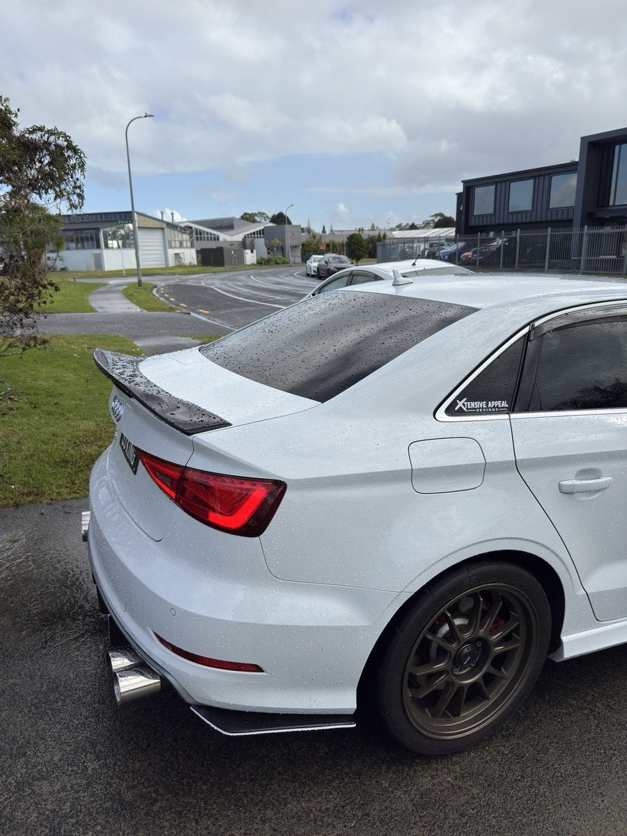 Audi 8V A3 / S3 / RS3 Renntech R Style Rear Boot Spoiler / Lip (2014 - 2020)