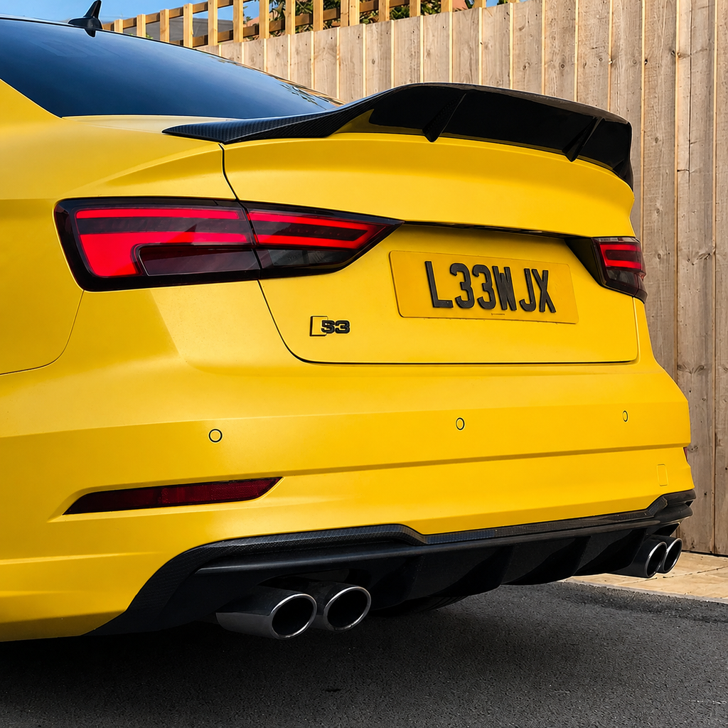 Audi 8V A3 / S3 / RS3 Renntech R Style Rear Boot Spoiler / Lip (2014 - 2020)