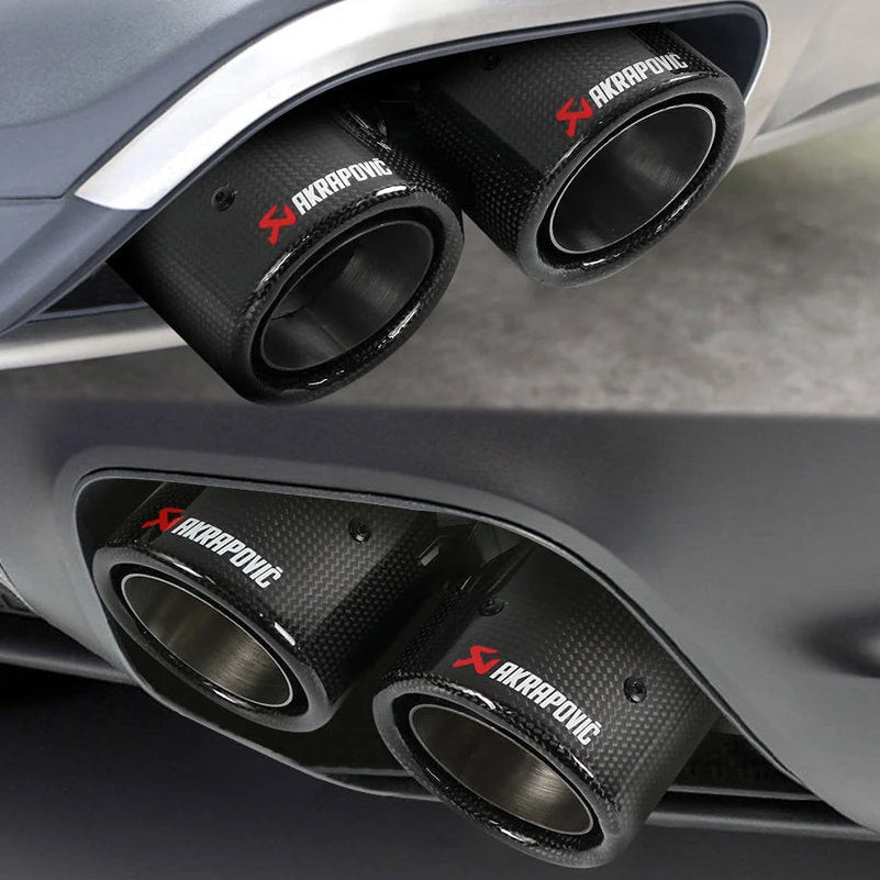 Gloss/Matte Carbon Exhaust Tip (2.5" Inlet / 3.5" Outlet)