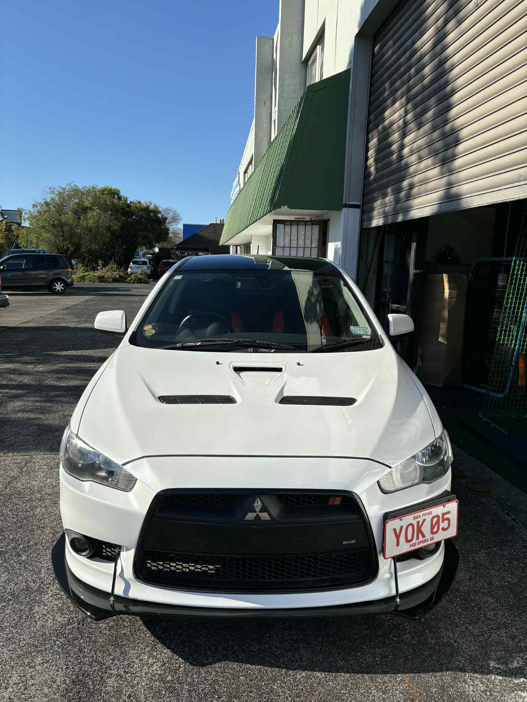 Gloss Black Front Splitter (Flat Finish)