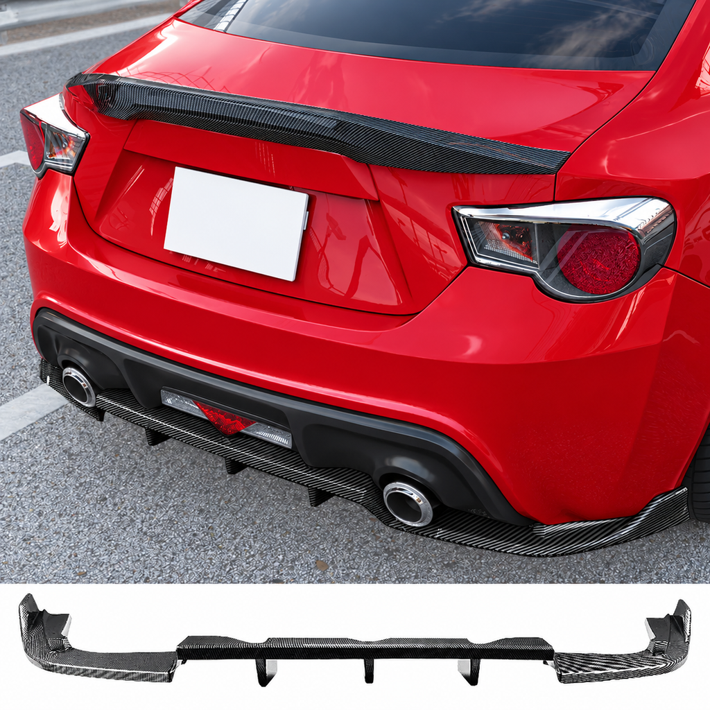 Toyota 86 / Subaru BRZ Rear Diffuser (Carbon Finish)