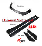 Gloss Black Splitter Set (Flat Finish)