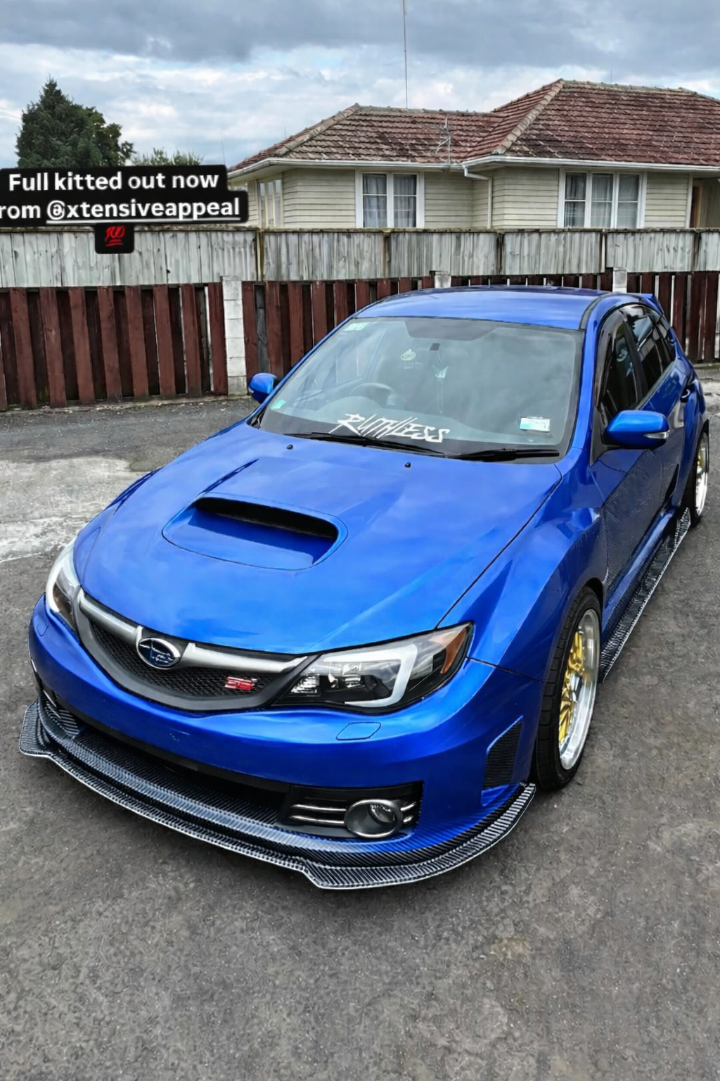 Carbon Design Front Splitter (Flat Finish)