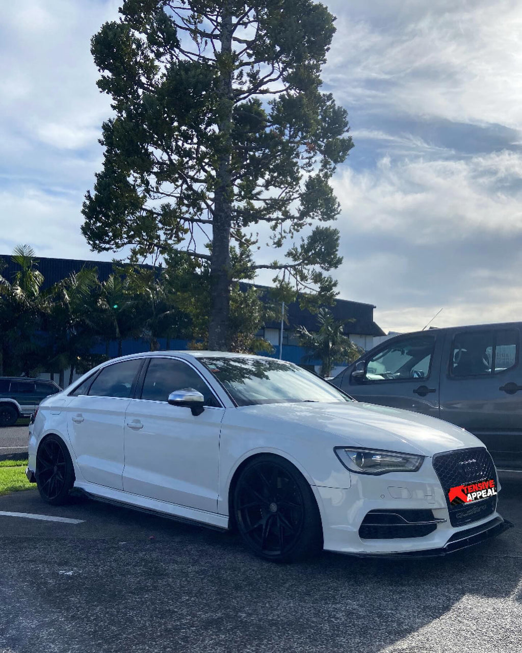 Carbon Design Front Splitter (Flat Finish)