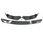 Universal Carbon Style Front Splitter (3-Piece)