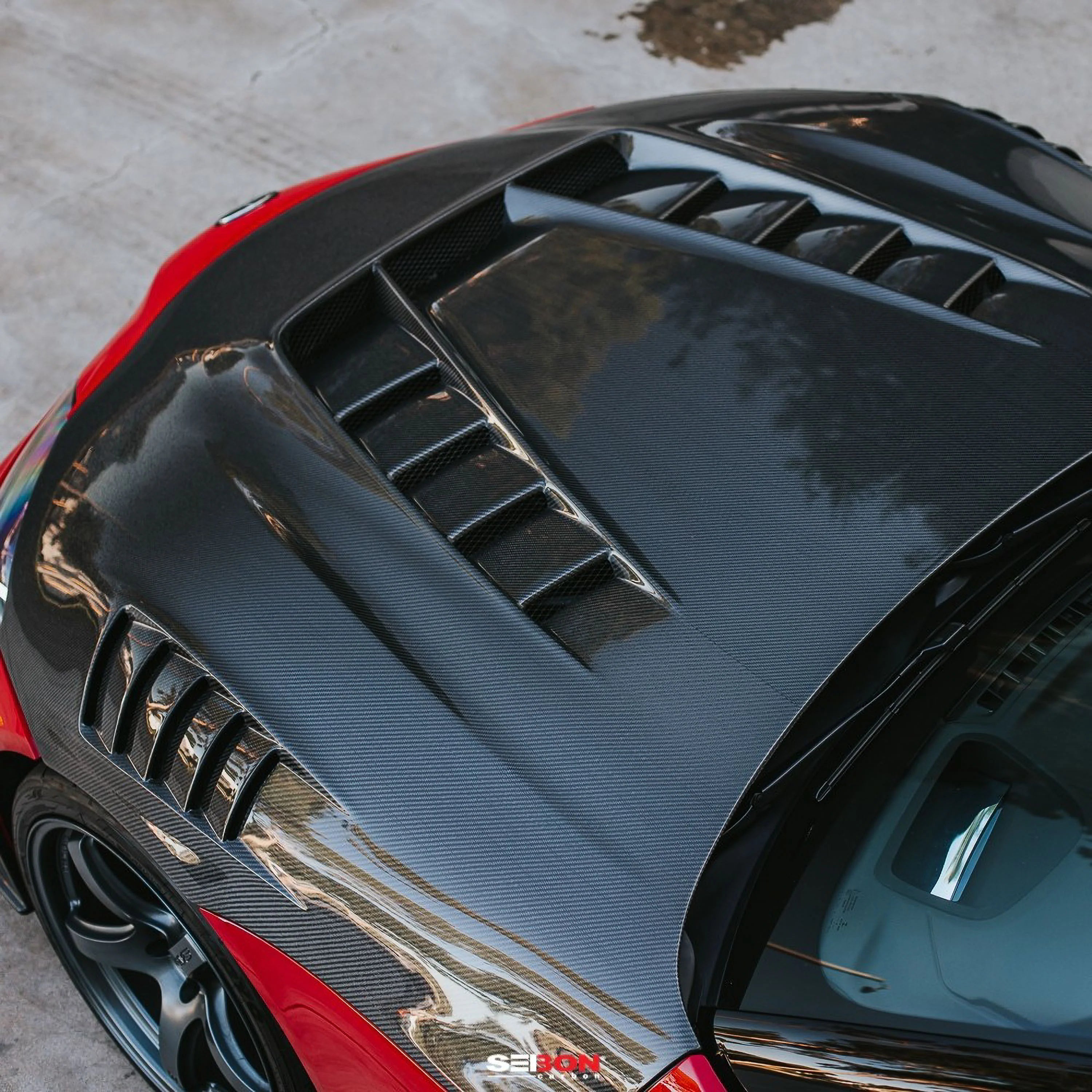 Toyota Supra A90 / A91 Carbon Fiber Hood (2019+ TV Style)