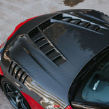 Toyota Supra A90 / A91 Carbon Fiber Hood (2019+ TV Style)