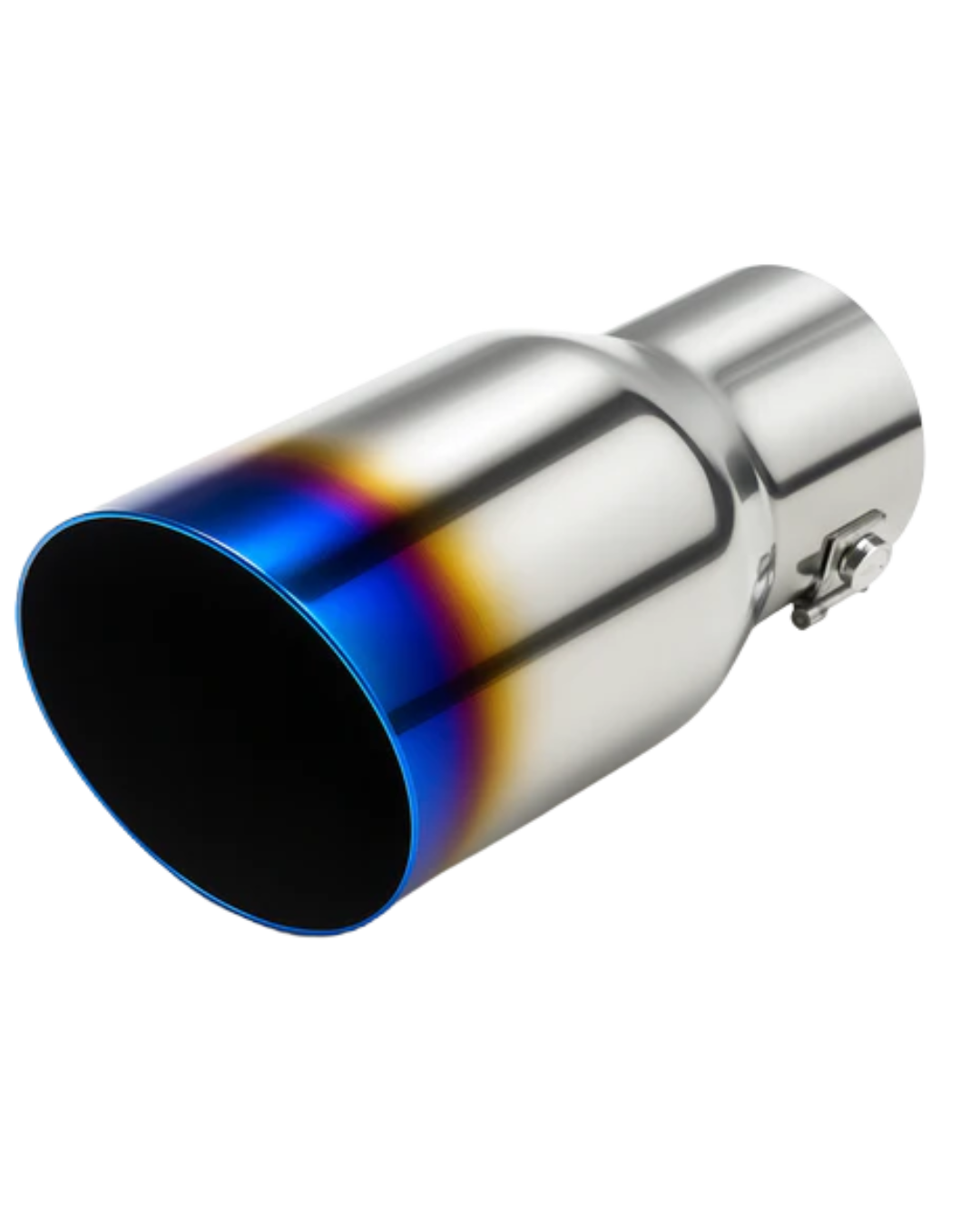 Exhaust Tip Extension – Half-Baked Blue (2.5" Inlet / 3.5" Outlet)