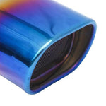 Single Burnt Exhaust Square Tip